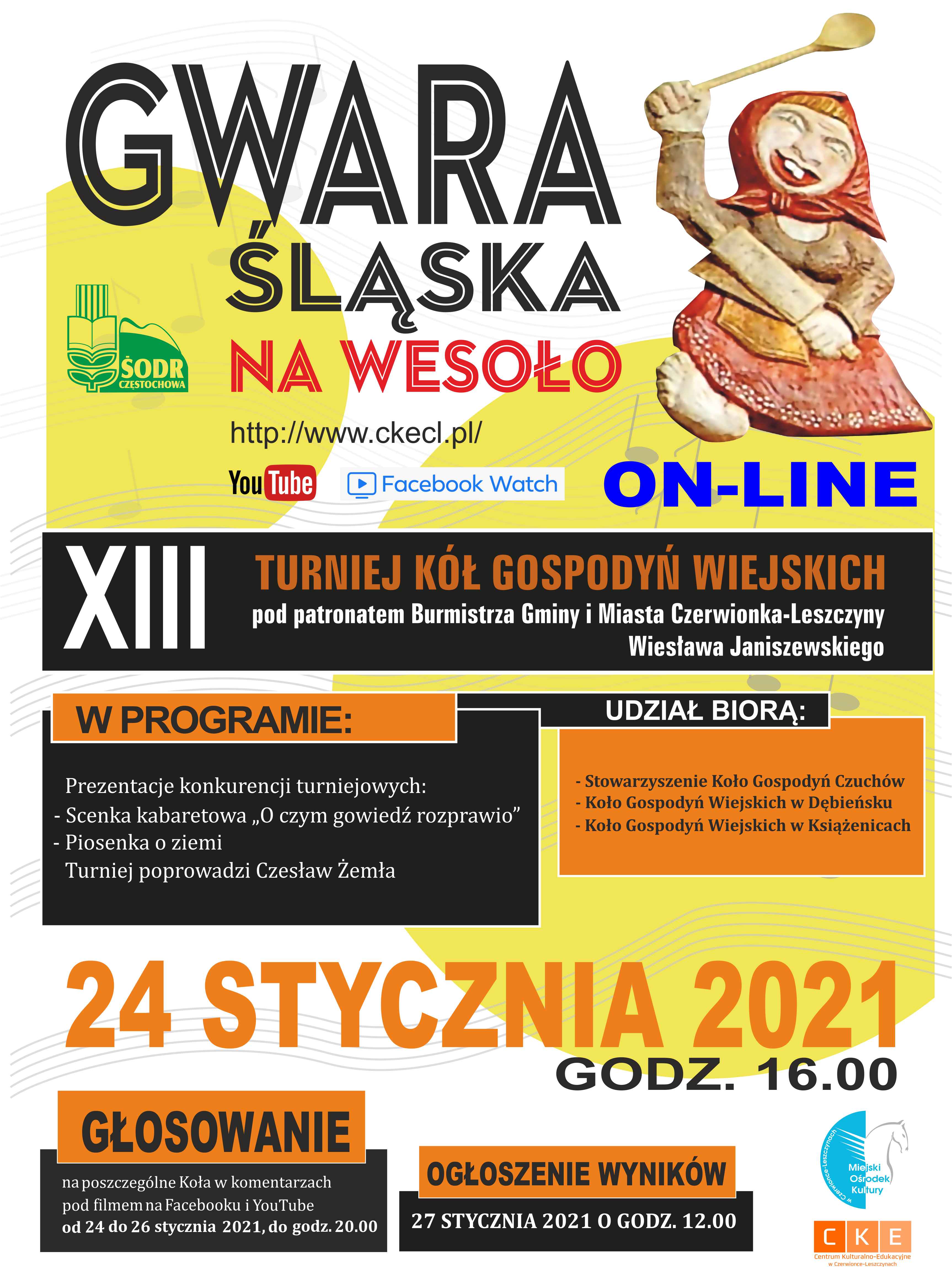 Plakat Gwara Sląska na wesoło